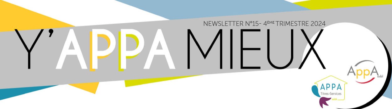 Newsletter Y'APPA mieux n°15