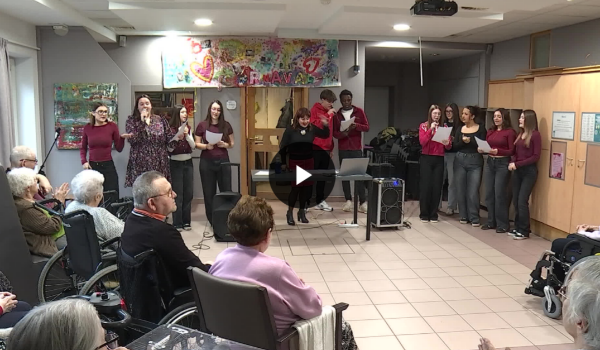 Reportage Telemb : Saint-Valentin intergénérationnelle à Saint-Ghislain